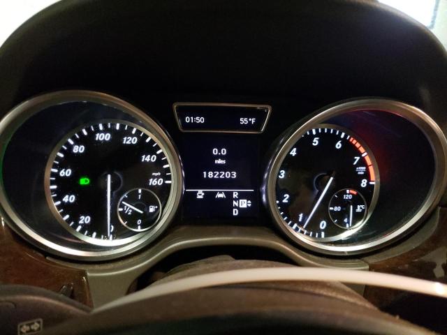 4JGDA5HB2CA088223 - 2012 MERCEDES-BENZ ML 350 4MATIC WHITE photo 9