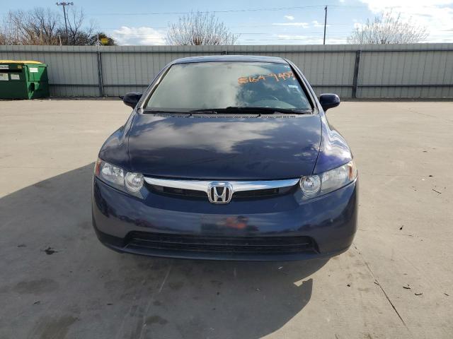 1HGFA16877L035400 - 2007 HONDA CIVIC EX BLUE photo 5