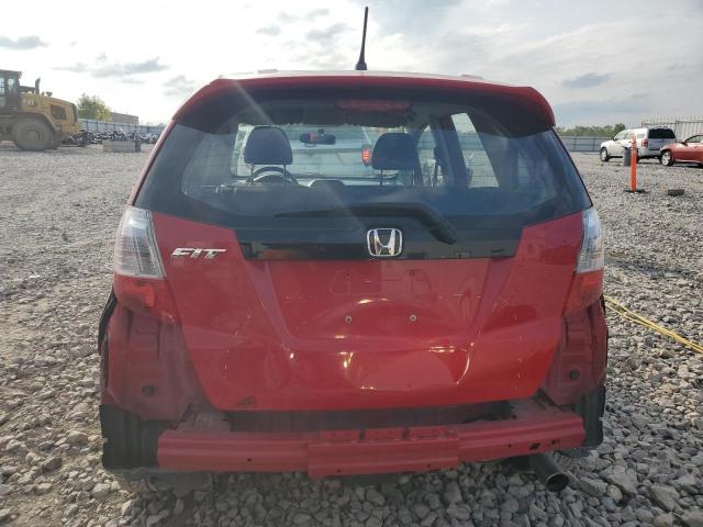 JHMGE8H62AC009692 - 2010 HONDA FIT SPORT RED photo 6