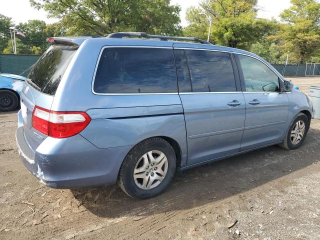 5FNRL38755B056929 - 2005 HONDA ODYSSEY EXL Կապույտ լուսանկար 3