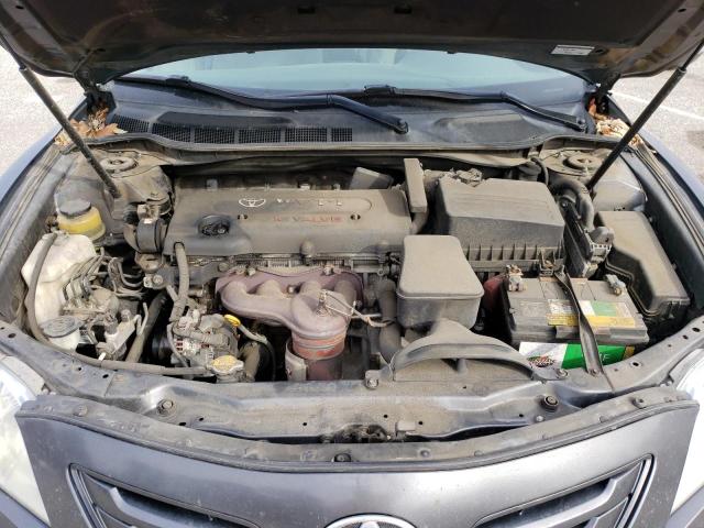 4T1BE46K87U148051 - 2007 TOYOTA CAMRY CE GRAY photo 11