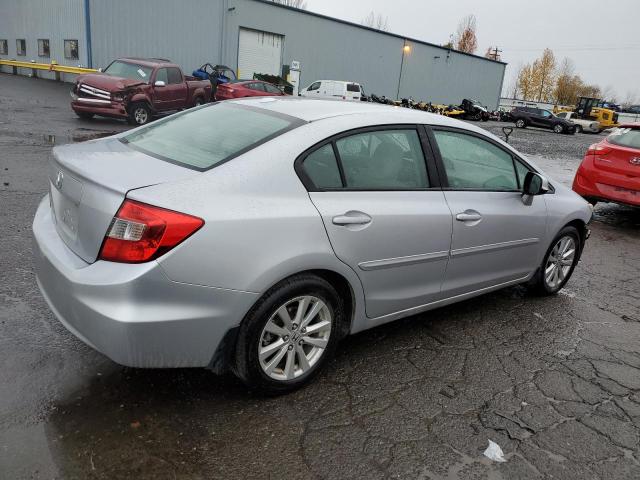 19XFB2F99CE329863 - 2012 HONDA CIVIC EXL ვერცხლისფერი ფოტო 3