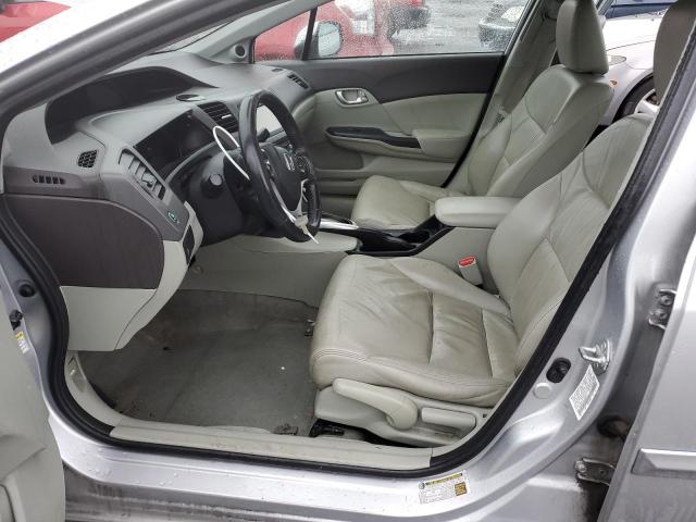 19XFB2F99CE329863 - 2012 HONDA CIVIC EXL ვერცხლისფერი ფოტო 7