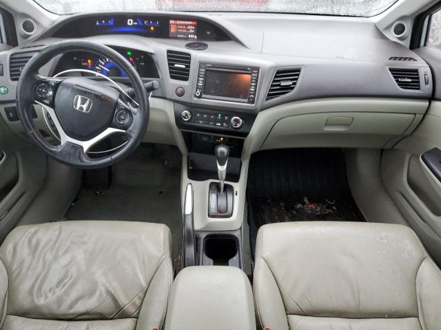 19XFB2F99CE329863 - 2012 HONDA CIVIC EXL ვერცხლისფერი ფოტო 8