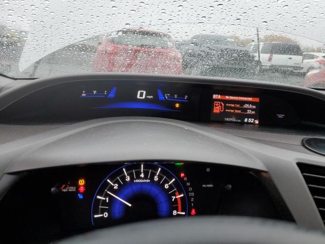 19XFB2F99CE329863 - 2012 HONDA CIVIC EXL ვერცხლისფერი ფოტო 9