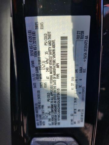 1FMCU0GX6GUB75615 - 2016 FORD ESCAPE SE 黑色 照片 13