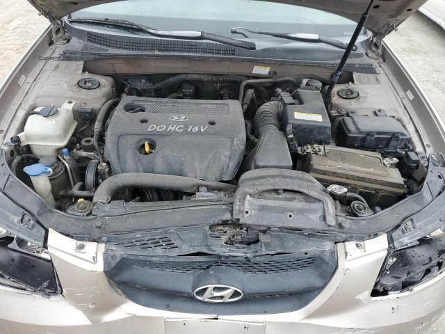 5NPET46C78H360807 - 2008 HYUNDAI SONATA GLS GOLD photo 11