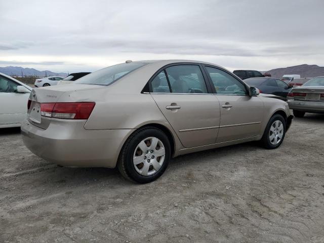 5NPET46C78H360807 - 2008 HYUNDAI SONATA GLS GOLD photo 3