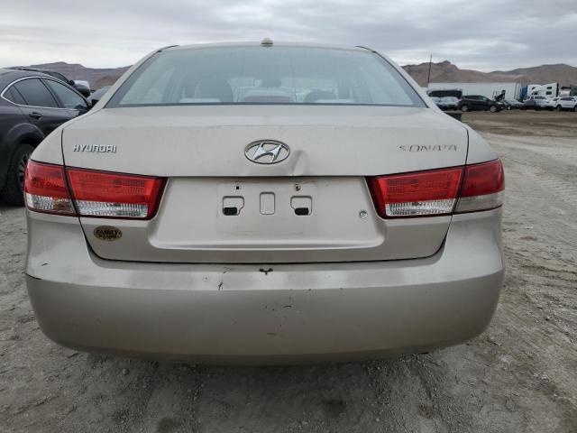 5NPET46C78H360807 - 2008 HYUNDAI SONATA GLS GOLD photo 6