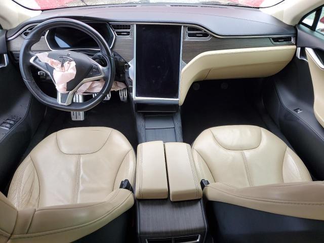 5YJSA1H14EFP49806 - 2014 TESLA MODEL S RED photo 8