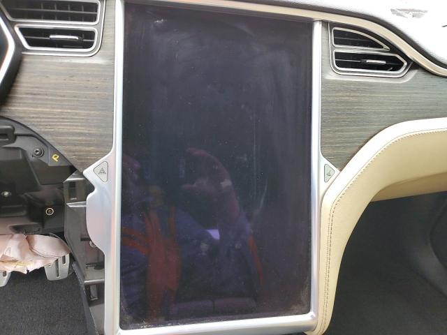 5YJSA1H14EFP49806 - 2014 TESLA MODEL S RED photo 9