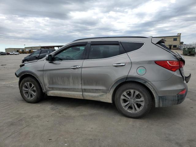 5XYZU3LB3EG228392 - 2014 HYUNDAI SANTA FE S GRAY photo 2