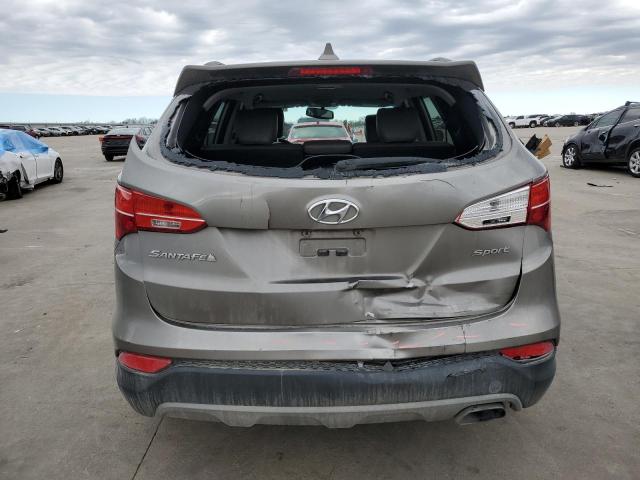 5XYZU3LB3EG228392 - 2014 HYUNDAI SANTA FE S GRAY photo 6