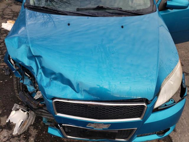 KL1TD66E99B369455 - 2009 CHEVROLET AVEO LS 蓝色 照片 11