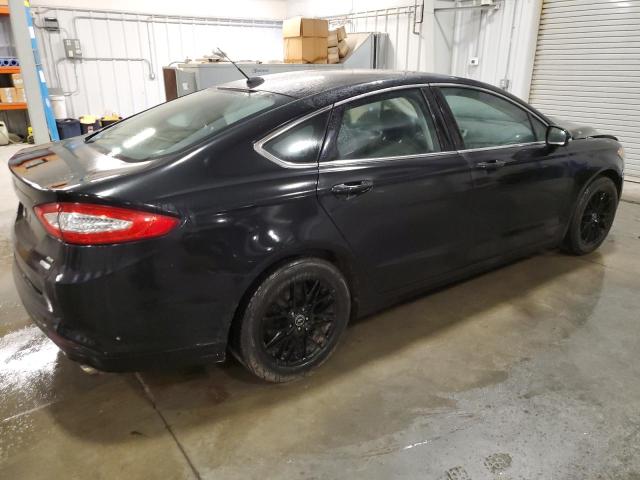 3FA6P0HD4ER290656 - 2014 FORD FUSION SE BLACK photo 3