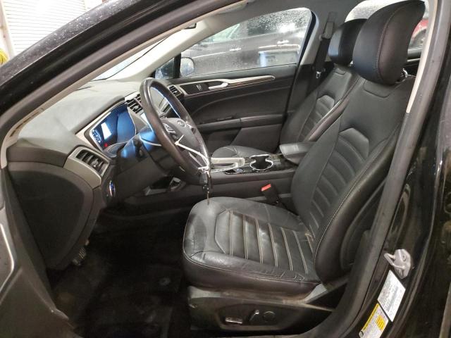 3FA6P0HD4ER290656 - 2014 FORD FUSION SE BLACK photo 7