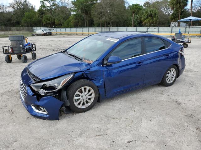 3KPC24A61LE108205 - 2020 HYUNDAI ACCENT SE BLUE photo 1