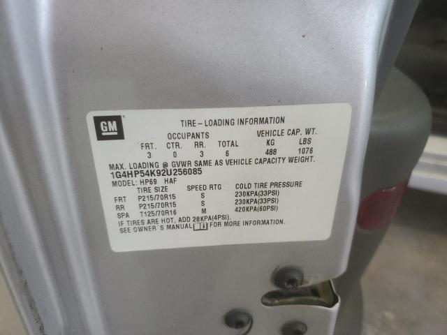 1G4HP54K92U256085 - 2002 BUICK LESABRE CUSTOM SILVER photo 13