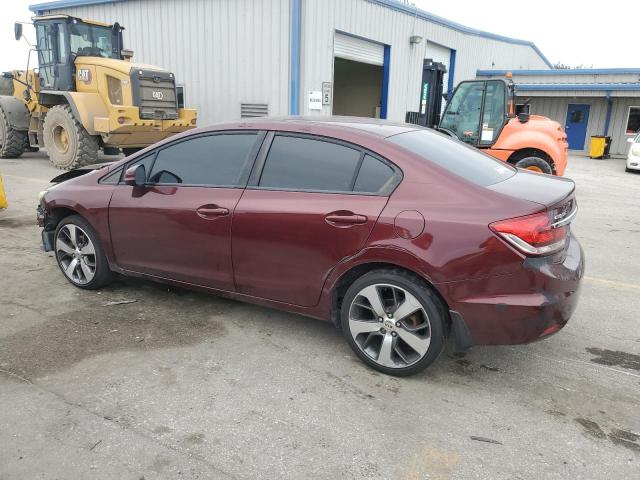 19XFB2F86DE098669 - 2013 HONDA CIVIC EX BURGUNDY photo 2