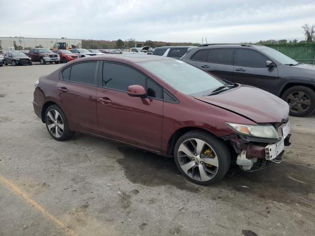 19XFB2F86DE098669 - 2013 HONDA CIVIC EX BURGUNDY photo 4