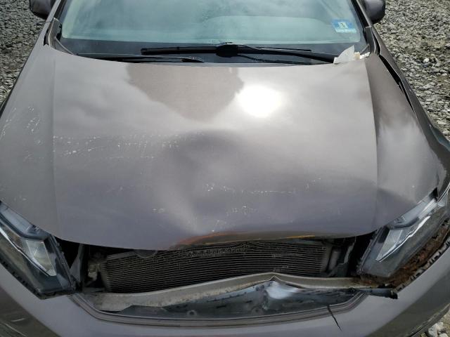 19XFB2F89CE303710 - 2012 HONDA CIVIC EX GRAY photo 11