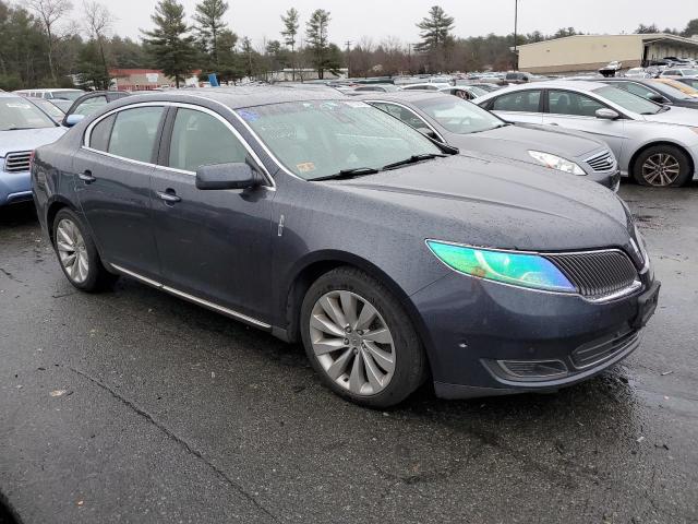 1LNHL9EK9DG618404 - 2013 LINCOLN MKS BLUE photo 4