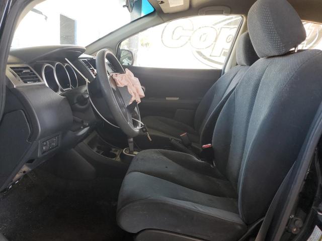 3N1BC1CP9BL460443 - 2011 NISSAN VERSA S BLACK photo 7