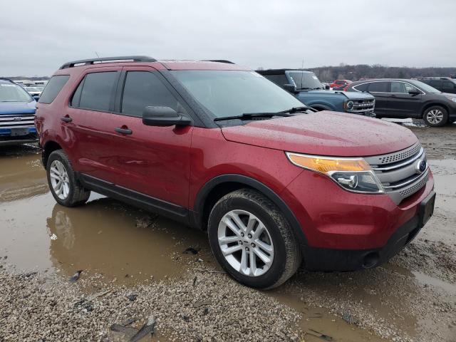 1FM5K8B8XFGA86348 - 2015 FORD EXPLORER RED photo 4