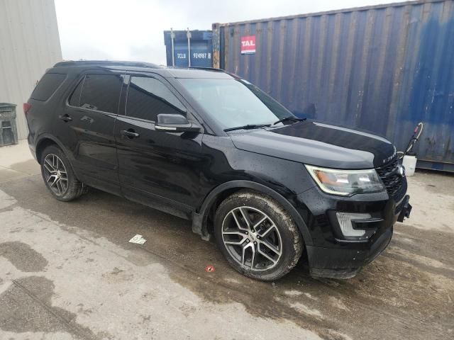 1FM5K8GT4HGB05475 - 2017 FORD EXPLORER SPORT შავი ფოტო 4