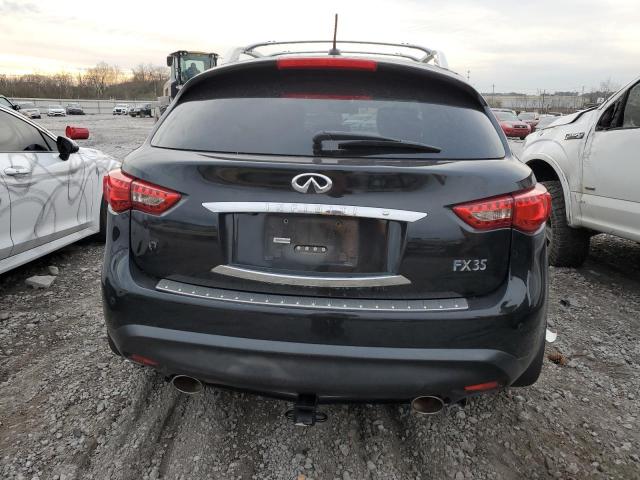 JNRAS18W69M155073 - 2009 INFINITI FX35 BLACK photo 6