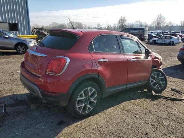 ZFBCFYCT1GP378784 - 2016 FIAT 500X TREKKING RED photo 3