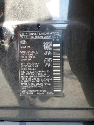 KNMAT2MT8JP531807 - 2018 NISSAN ROGUE S BLACK photo 14