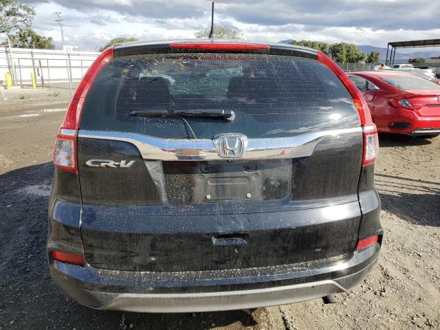 3CZRM3H33FG711363 - 2015 HONDA CR-V LX BLACK photo 6