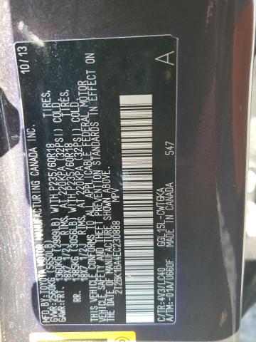 2T2BK1BA4EC230888 - 2014 LEXUS RX 350 BASE BROWN photo 13