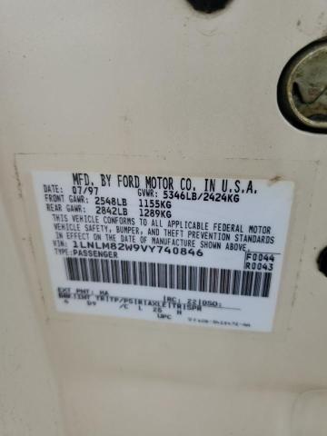 1LNLM82W9VY740846 - 1997 LINCOLN TOWN CAR SIGNATURE أسمر صورة 12