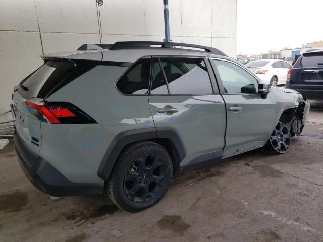 2T3S1RFV5MW148000 - 2021 TOYOTA RAV4 TRD OFF ROAD GRAY photo 3