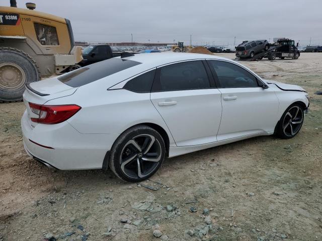 1HGCV1F38NA089180 - 2022 HONDA ACCORD SPORT WHITE photo 3