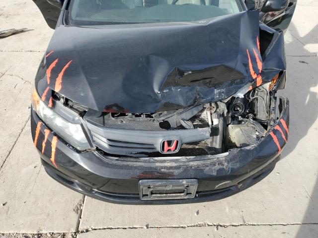 19XFB2F93CE366956 - 2012 HONDA CIVIC EXL შავი ფოტო 11