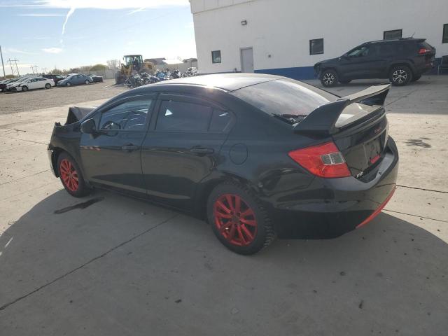 19XFB2F93CE366956 - 2012 HONDA CIVIC EXL შავი ფოტო 2