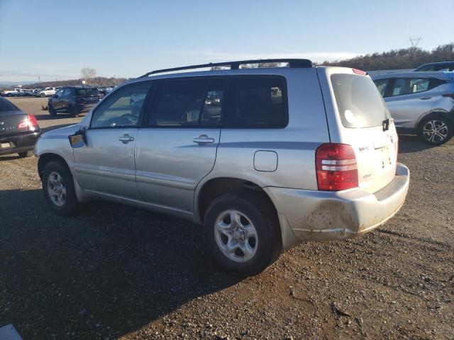 JTEHD21A120014529 - 2002 TOYOTA HIGHLANDER SILVER photo 2