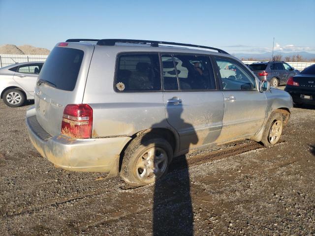 JTEHD21A120014529 - 2002 TOYOTA HIGHLANDER SILVER photo 3