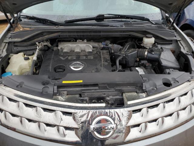 JN8AZ08W26W550202 - 2006 NISSAN MURANO SL GRAY photo 12