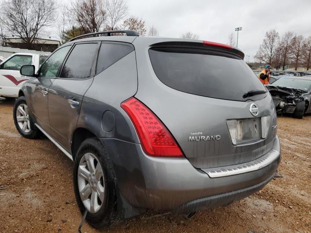 JN8AZ08W26W550202 - 2006 NISSAN MURANO SL GRAY photo 2