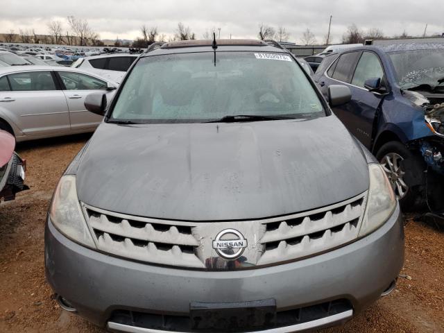 JN8AZ08W26W550202 - 2006 NISSAN MURANO SL GRAY photo 5