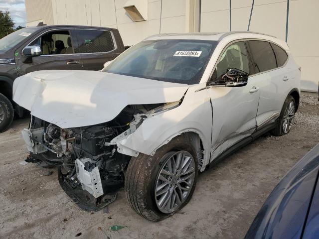 5J8YE1H88NL049880 - 2022 ACURA MDX ADVANCE WHITE photo 1