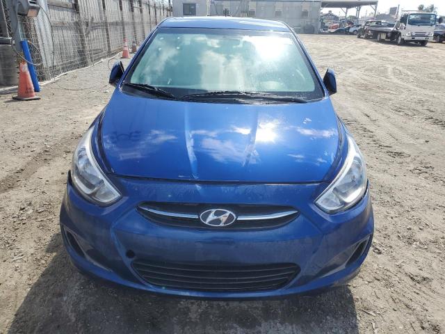 KMHCT4AE5HU199794 - 2017 HYUNDAI ACCENT SE BLUE photo 5