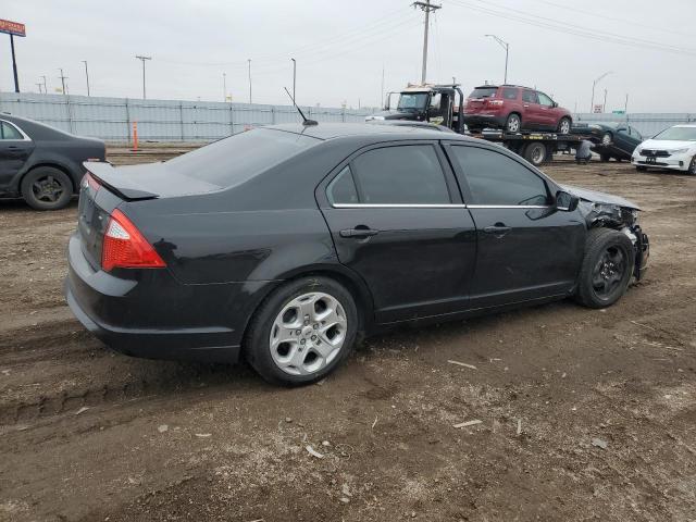 3FAHP0HA4BR108027 - 2011 FORD FUSION SE BLACK photo 3