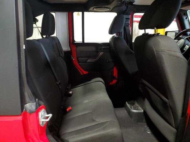 1C4BJWDG9EL320682 - 2014 JEEP WRANGLER U SPORT أحمر صورة 11