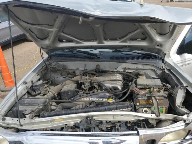 5TESN92N52Z047776 - 2002 TOYOTA TACOMA XTRACAB PRERUNNER Plata foto 11