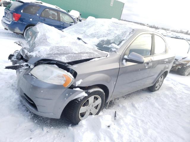 KL1TV55EX9B380005 - 2009 CHEVROLET AVEO LS GRAY photo 1